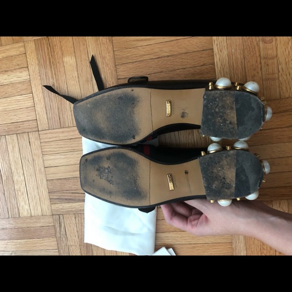 Gucci Peyton Pearl mid heel loafers - Picture 5 of 6